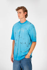 Men's Bolivar Oversized Short Sleeve Crew Neck Printed T-Shirt