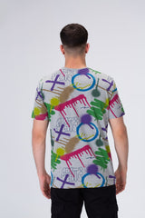 Men's Half Sleeve T-shirt Pprinted In Trendy Colors And Comfortable Material
