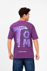 Men's Tomato Print Regular Fit T-Shirt