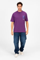 Men's Tomato Print Regular Fit T-Shirt