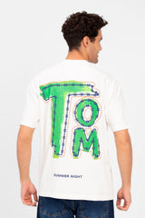 Men's Tomato Print Regular Fit T-Shirt