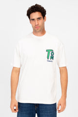 Men's Tomato Print Regular Fit T-Shirt