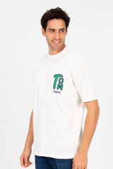 Men's Tomato Print Regular Fit T-Shirt