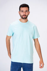 Men's Slim Fit T-shirt Printed On The Back In Single Lycra Material