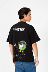 Men's Oversized Half Sleeve T-shirt Printed