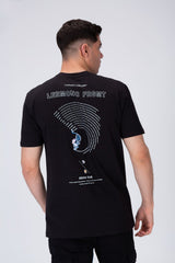 Mens Printed On The Front And Back T-shirt With A Comfortable And Unique Material
