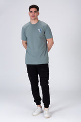 Mens Printed On The Front And Back T-shirt With A Comfortable And Unique Material