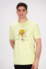 Men's Front Printed Regular Fit Made Of Soft Cotton T-shirt Perfect For Casual Days Or A Night out With Friends