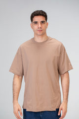 Mens Oversize Short sleeves T-shirt With Round Neck And Milton material