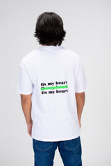 Men's printed Oversized T-shirt With Short Sleeves Made Of Summer Melton Material
