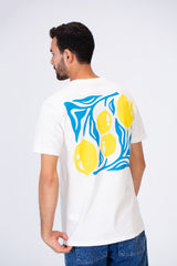 Men's Slim Fit Round Neck Printed T-shirt