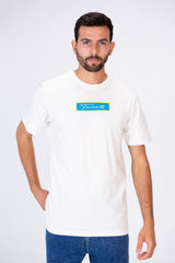 Men's Slim Fit Round Neck Printed T-shirt