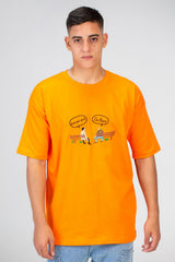 Mens Oversize T-shirt With Round Neck And Short Sleeves