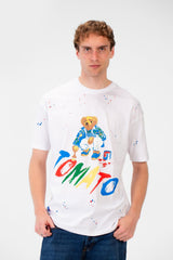 Men's Regular Fit Graphic Print Short Sleeve Crew Neck T-Shirt
