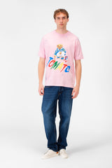 Men's Regular Fit Graphic Print Short Sleeve Crew Neck T-Shirt