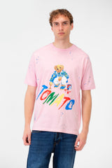 Men's Regular Fit Graphic Print Short Sleeve Crew Neck T-Shirt