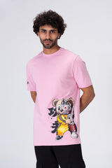 Mens Regular Fit Round Neck Printed T-shirt
