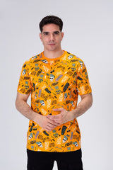 Men's Casual Half Sleeve T-shirt In Modern Colors And Practical Materials