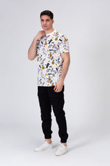 Men's Casual Half Sleeve T-shirt In Modern Colors And Practical Materials