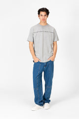 Men's Oversized Half Sleeves T-shirt With Front Text Print