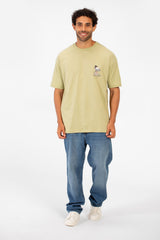 Men's Summer Melton Lycra Regular Fit T-Shirt With Round Neck