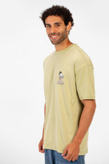 Men's Summer Melton Lycra Regular Fit T-Shirt With Round Neck