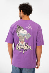 Men's Summer Melton Lycra Regular Fit T-Shirt With Round Neck