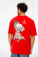 Men's Summer Melton Lycra Regular Fit T-Shirt With Round Neck