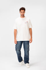 Men's Printed Round Neck Short Sleeve Summer Melton Regular Fit T-shirt