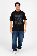 Men's Printed Round Neck Half Sleeve T-shirt