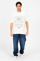 Men's Printed Round Neck Half Sleeve T-shirt