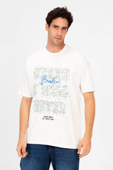 Men's Printed Round Neck Half Sleeve T-shirt