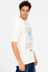 Men's Printed Round Neck Half Sleeve T-shirt