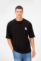 Men's Summer Melton Oversize Printed Half Sleeve Round Neck T-Shirt Comfortable Material