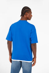 Men's Front Tomato Print Short Sleeves T-shirt In Modern Design