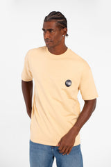 Men's Summer Melton Regular Fit Short Sleeves Text Print T-Shirt
