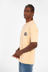 Men's Summer Melton Regular Fit Short Sleeves Text Print T-Shirt
