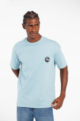 Men's Summer Melton Regular Fit Short Sleeves Text Print T-Shirt