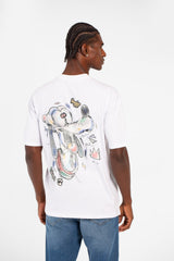 Men's Graphic Print Regular Fit Half Sleeve Crew Neck T-Shirt