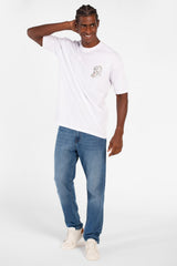 Men's Graphic Print Regular Fit Half Sleeve Crew Neck T-Shirt