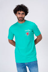 Mens Printed T-shirt With Short Sleeves And Rround Neck