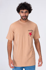 Mens Printed T-shirt With Short Sleeves And Rround Neck