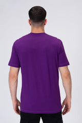 Mens Printed From The Front Half Sleeves T-Shirt