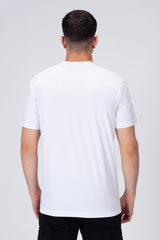 Mens Printed From The Front Half Sleeves T-Shirt