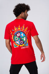 Mens Tomoto Half Sleeves Printed T-shirt