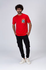 Mens Tomoto Half Sleeves Printed T-shirt