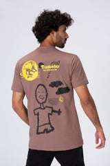 Mens Tomato T-shirt With A Distinctive Print And Material That Is Suitable For Every Day