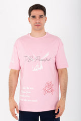 Mens Oversize Half Sleeve T-shirt Made Of High Quality Summer Melton Material