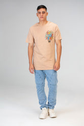 Mens Tomato Slim Fit Round Neck Short Sleeve T-Shirt