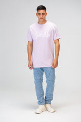Mens Half Sleeve T-shirt With A Round Neck And Front And Back Print